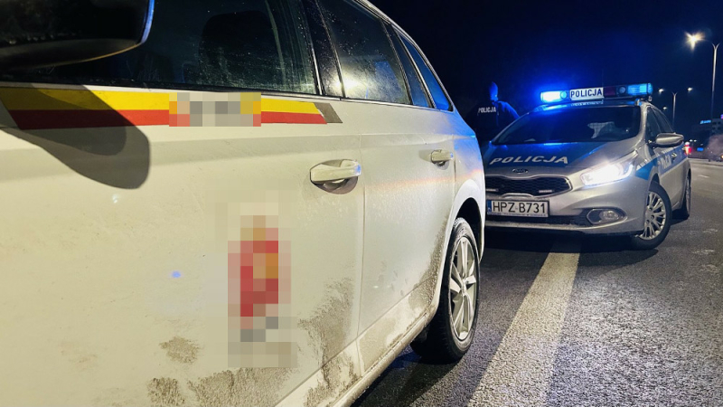 Kierowca przewozu na aplikację zatrzymany z amfetaminą