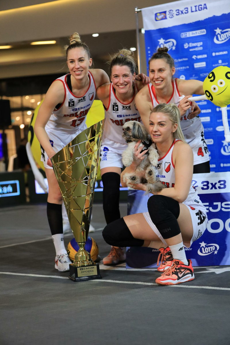 Koszykarki Polonii Warszawa pierwszymi mistrzyniami LOTTO 3x3 Ligi Kobiet!