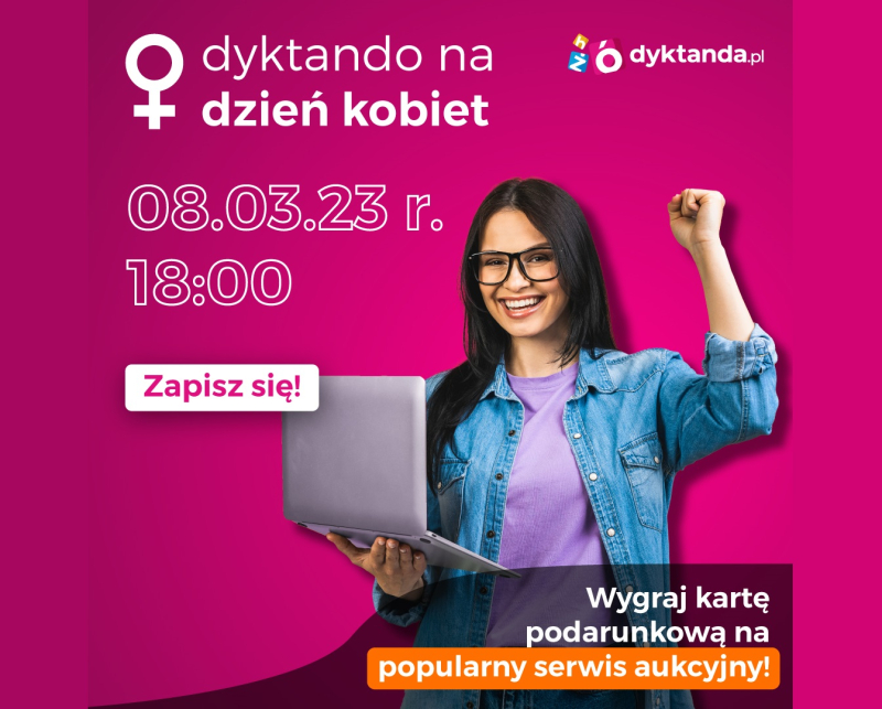 “Dyktando z okazji Dnia Kobiet” Weź udział i wygraj nagrodę!