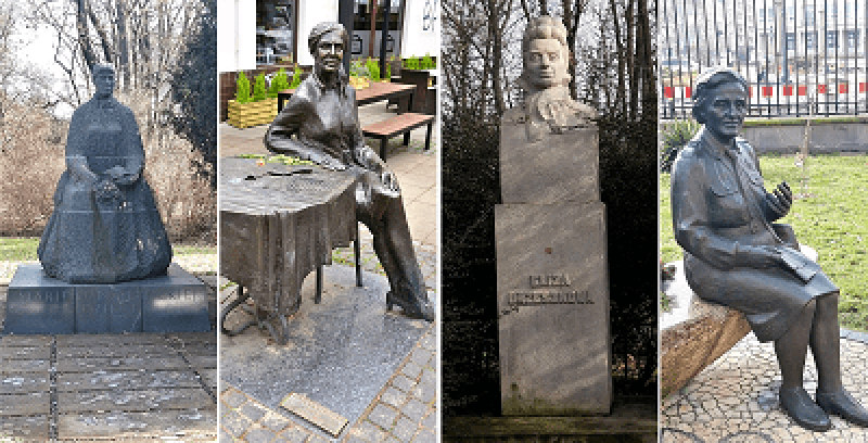 Pomnikowe kobiety w Warszawie