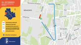 Prace przy metrze – zmiany w ruchu na Bemowie