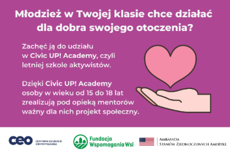 Letnia szkoła dla młodych, którym "chce się działać"