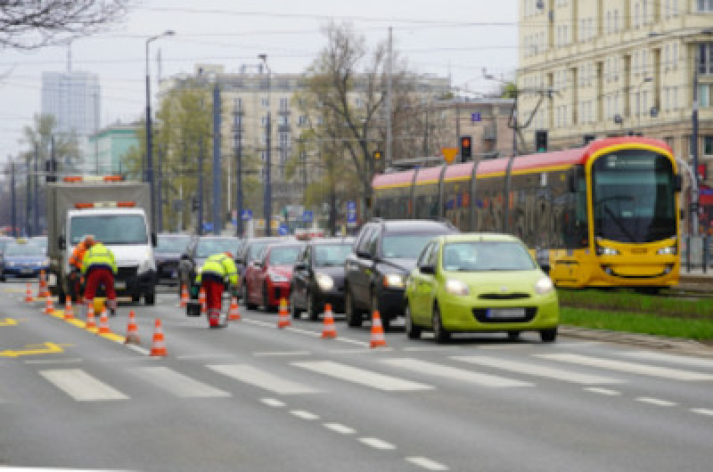 Weekendowe frezowanie al. Jana Pawła II