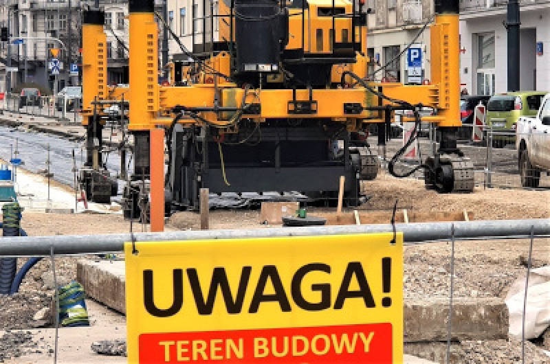 Tramwaj do Wilanowa – prace i utrudnienia na Spacerowej i Goworka