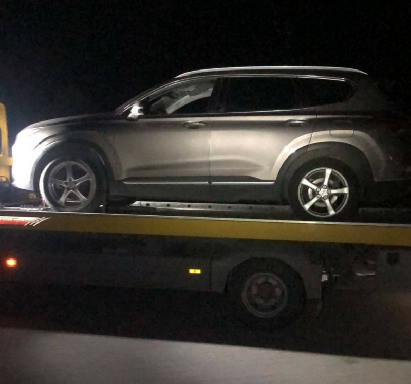 Akcja Skorpionów w Radzyminie - odzyskany hyundai skradziony w Niemczech