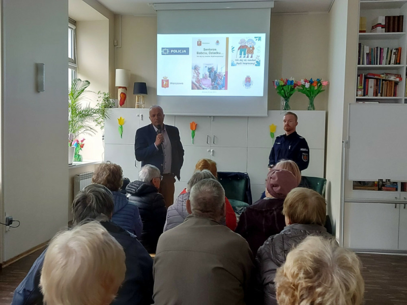 Nie daj się oszukać! Spotkanie z seniorami z okazji „Dni Sąsiada”