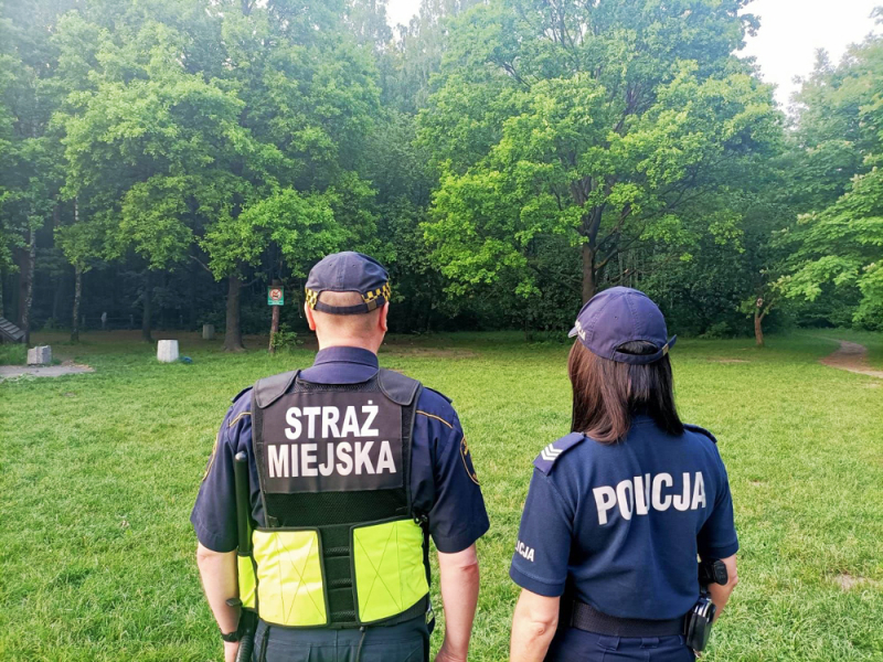 Wspólne patrole Policji i Straży Miejskiej w Lesie Kabackim