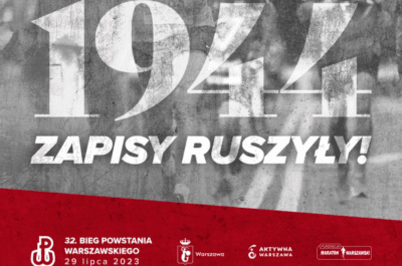 Bieg Powstania Warszawskiego 2023- zapisy wystartowały!