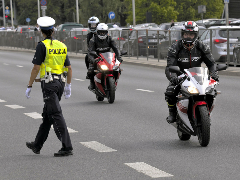 Motocykliści na oku stołecznej drogówki