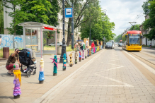 Kolorowa "Moc Włóczki” na Kawęczyńskiej