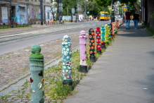 Kolorowa "Moc Włóczki” na Kawęczyńskiej