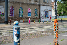 Kolorowa "Moc Włóczki” na Kawęczyńskiej