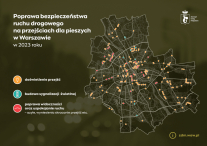 Coraz bezpieczniej na stołecznych ulicach