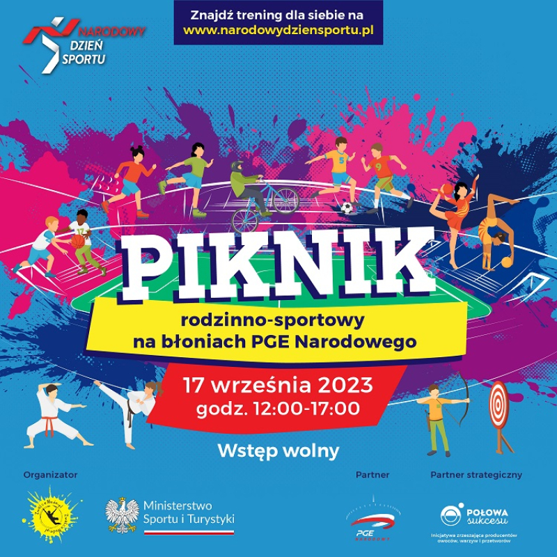 Wielkie święto sportu na błoniach PGE Narodowego już 17 września!