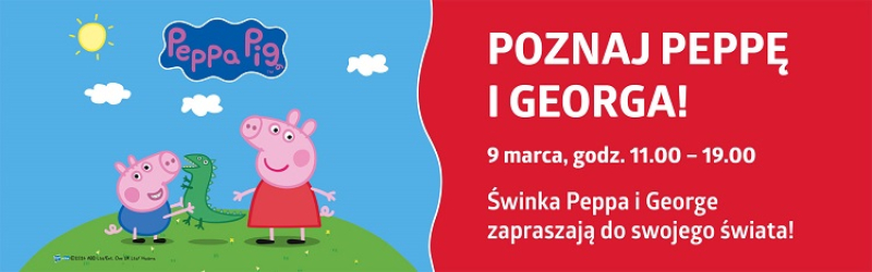 Świnka Peppa odwiedzi Galerię Bemowo