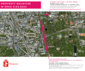Protest rolników w Warszawie