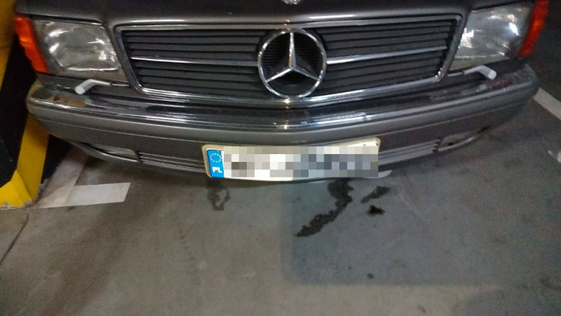 Zatrzymany przez Skorpiony na próbie kradzieży z włamaniem mercedesa