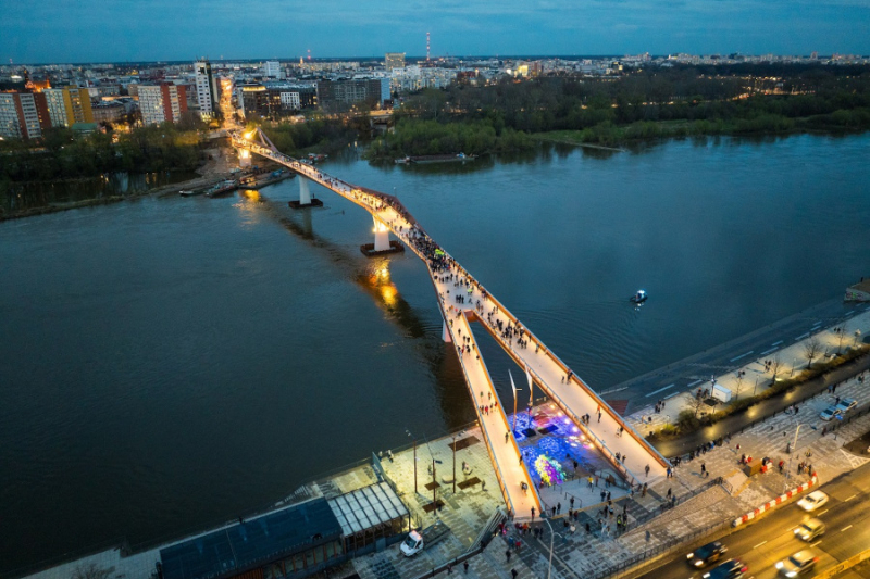 Most pieszo-rowerowy już otwarty