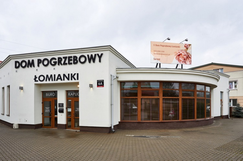 Dom Pogrzebowy Łomianki z nowymi inwestycjami w infrastrukturę zakładu