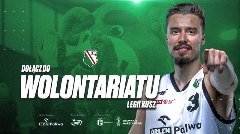 Startuje Legia Kosz Wolontariat