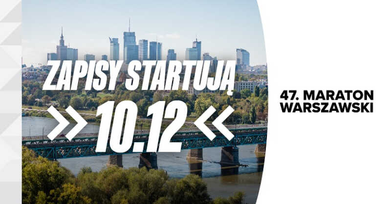Znamy daty dwóch najważniejszych biegów w stolicy w 2025 roku! Już niebawem ruszają zapisy na Półmaraton i Maraton Warszawski!
