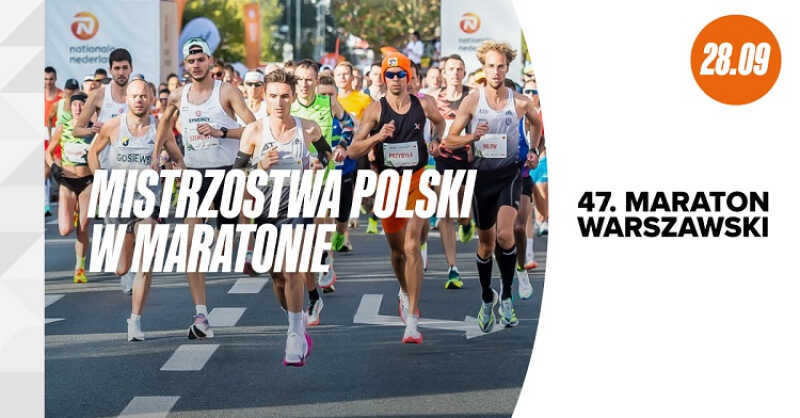 Warszawa będzie gospodarzem przyszłorocznych mistrzostw Polski w maratonie!