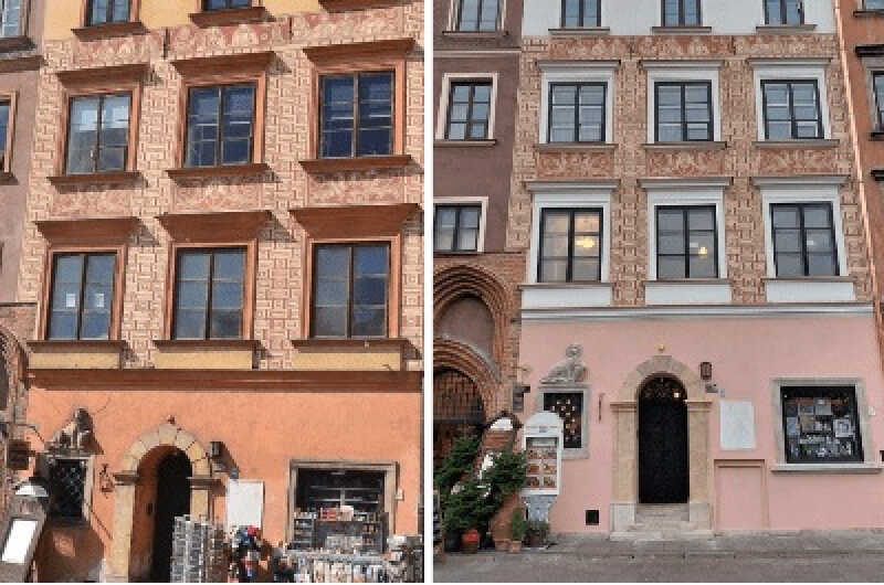 Odnowiona fasada kolejnej kamienicy na Starym Mieście