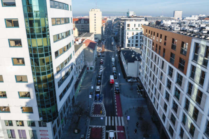 Ulica Okrzei do przebudowy