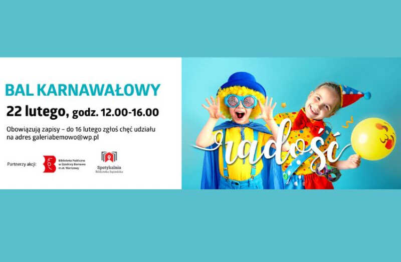 Magia karnawału w Galerii Bemowo: rodzinny bal pełen atrakcji