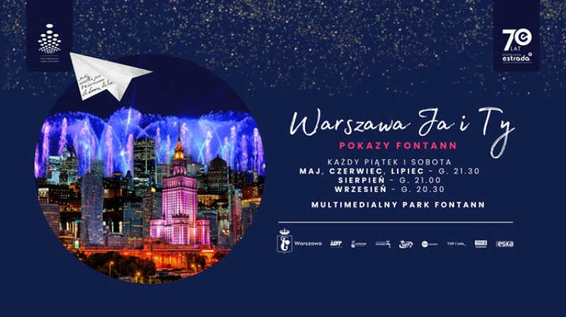 Fontanny Warszawa 2025