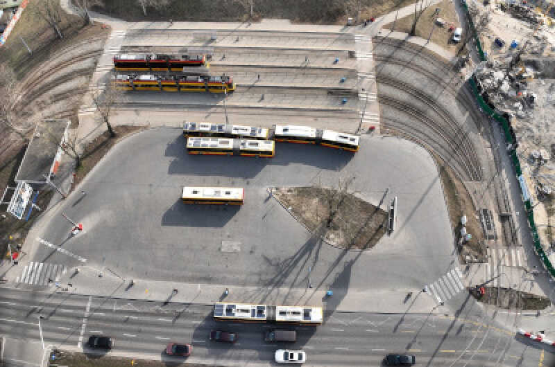 Tarcza pracuje pod pętlą – zmiany w kursowaniu tramwajów