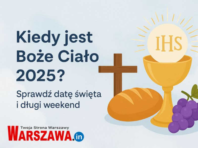 Kiedy jest Boże Ciało 2025?