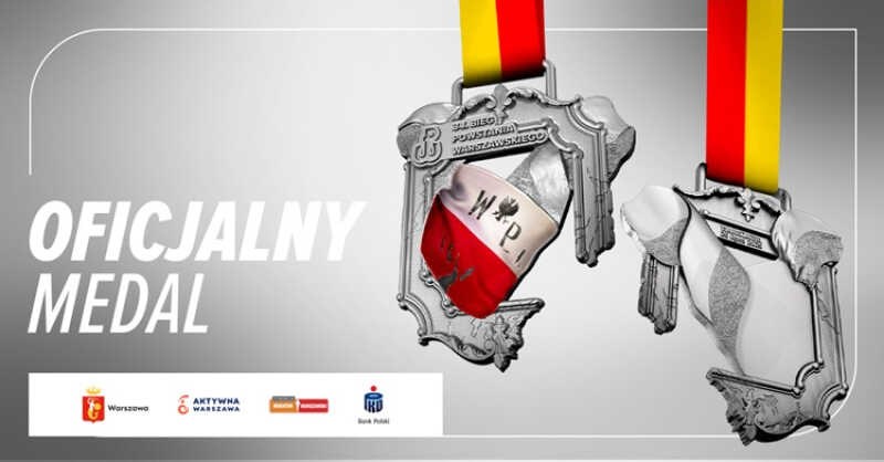 34. Bieg Powstania Warszawskiego ze wsparciem PKO Banku Polskiego. Zaprezentowano medal dla uczestników!