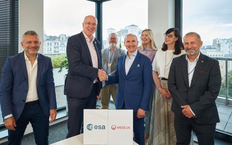 Veolia Energia Polska i Europejska Agencja Kosmiczna łączą siły na rzecz zrównoważonej transformacji