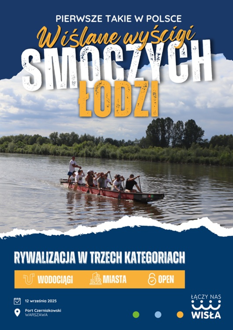 Pierwsze w Polsce wyścigi smoczych łodzi na Wiśle