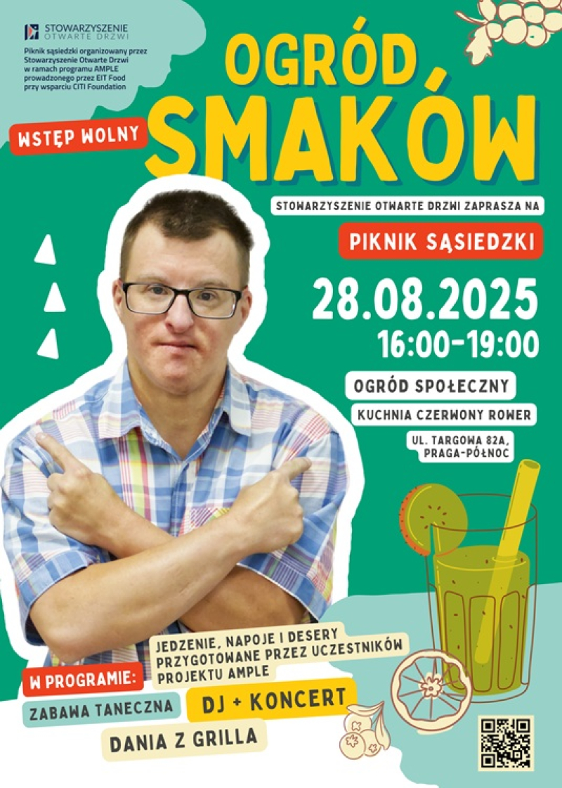 Ogród Smaków – zapraszamy na piknik sąsiedzki - Stowarzyszenie Otwarte Drzwi