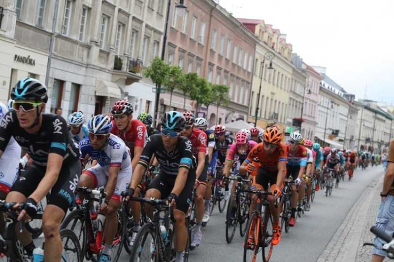 Kolarski tour w sercu Warszawy