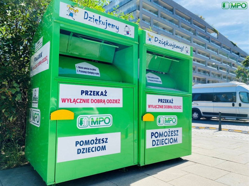 150 ton ubrań zebranych dzięki akcji MPO Warszawa