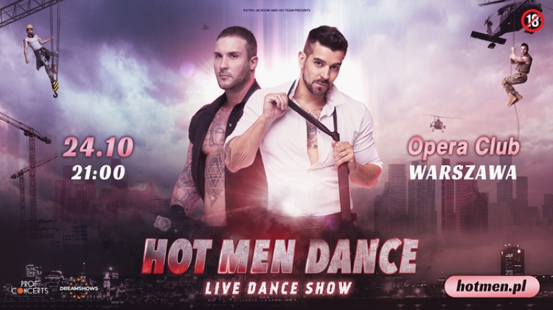 Hot Men Dance Warszawa – widowisko, które łączy taniec, akrobatykę i muzykę na żywo