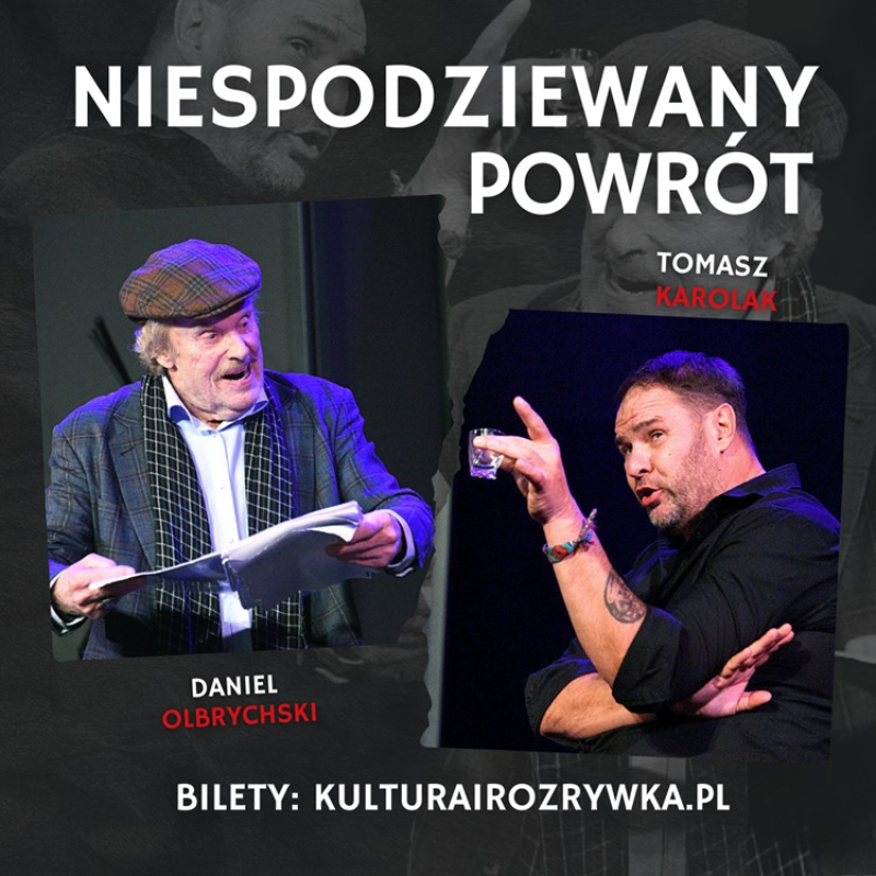 Niespodziewany powrót - w Warszawie — Olbrychski i Karolak na jednej scenie