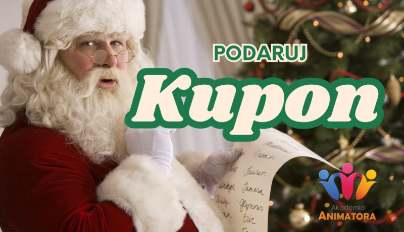 Kupon Prezentowy na Kurs Animatora – prezent dla przyjaciółki lub siostry, która szuka swojej drogi