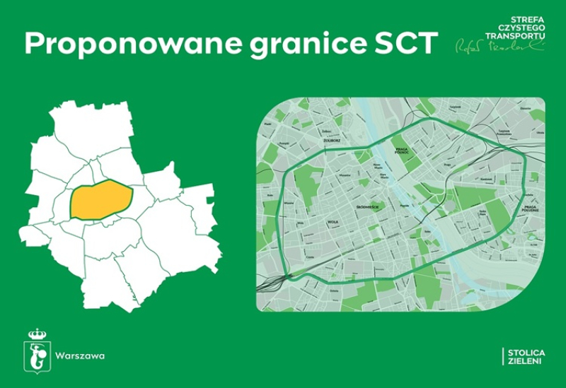 Nowe zasady wjazdu do warszawskiej Strefy Czystego Transportu od 2026 roku