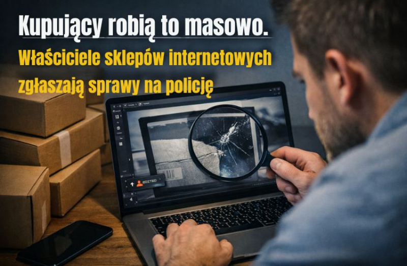 Kupujący robią to masowo. Właściciele sklepów internetowych zaczęli składać zawiadomienia na policję