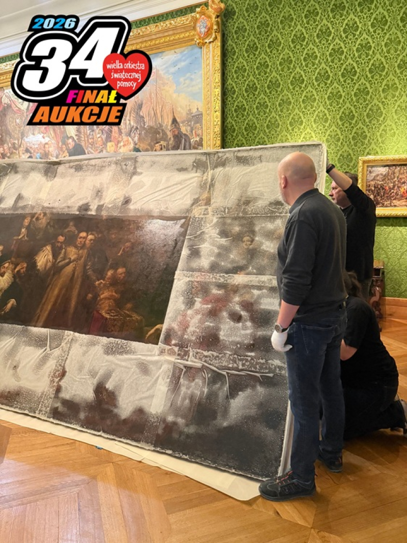 WOŚP 2026 w Warszawie - Zamek Królewski odsłania kulisy konserwacji Kazania Skargi. Wyjątkowa aukcja
