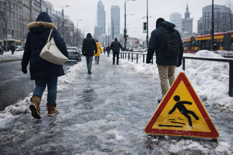 Bezpieczeństwo na warszawskich chodnikach – kto odpowiada za ich odśnieżanie?