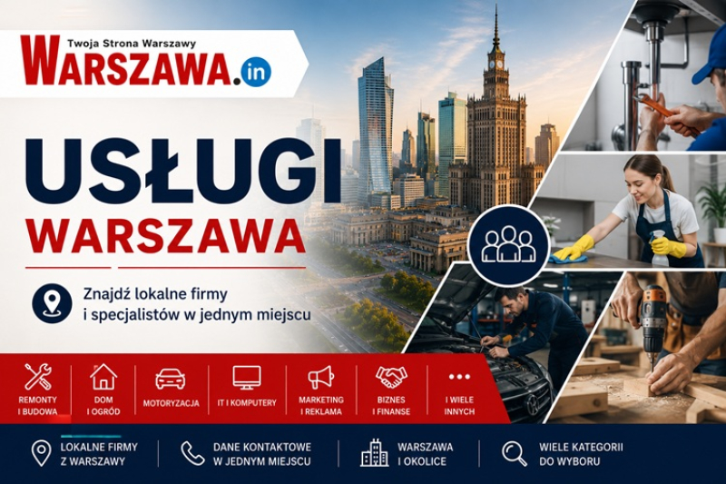 Szukasz hydraulika, elektryka lub fachowca w Warszawie? Znajdź firmę usługową dopasowaną do swojej potrzeby