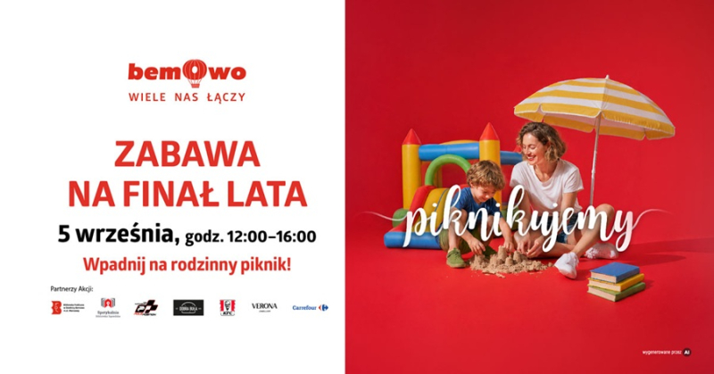 Pożegnanie lata w Galerii Bemowo - rodzinny piknik pełen bezpłatnych atrakcji, 5 września