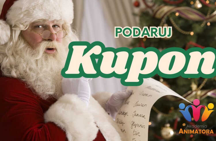 Kupon Prezentowy na Kurs Animatora – prezent dla przyjaciółki lub siostry, która szuka swojej drogi