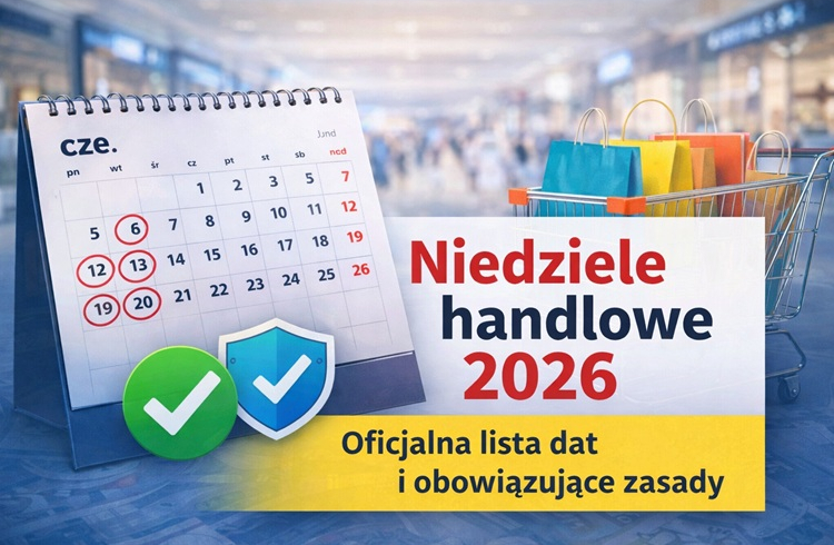 Niedziele handlowe 2026 w Warszawie i województwie Mazowieckim – terminy, kalendarz, zasady