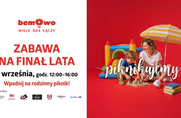Pożegnanie lata w Galerii Bemowo - rodzinny piknik pełen bezpłatnych atrakcji, 5 września